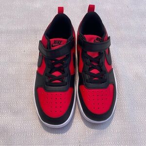 Nike Kids Black and Red Sneakers
